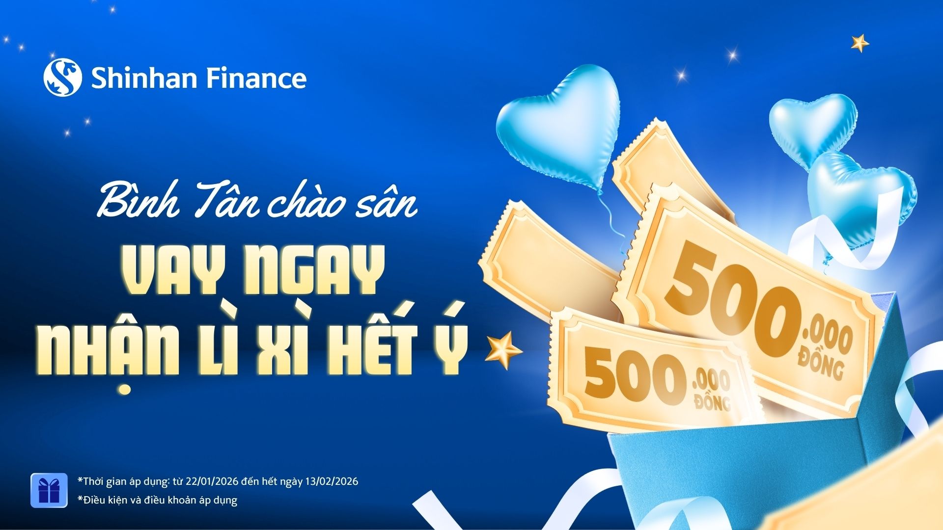 Bình Tân chào sân, vay ngay nhận lì xì hết ý