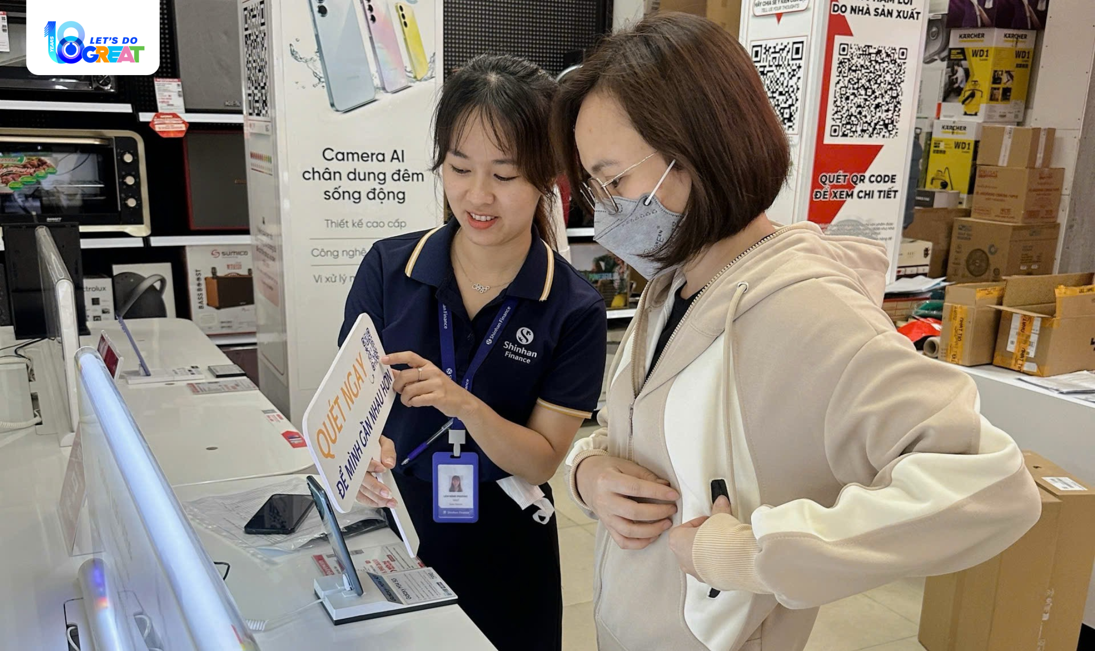 Shinhan Finance đồng hành cùng Nguyễn Kim mừng khai trương tại 03 trung tâm mới